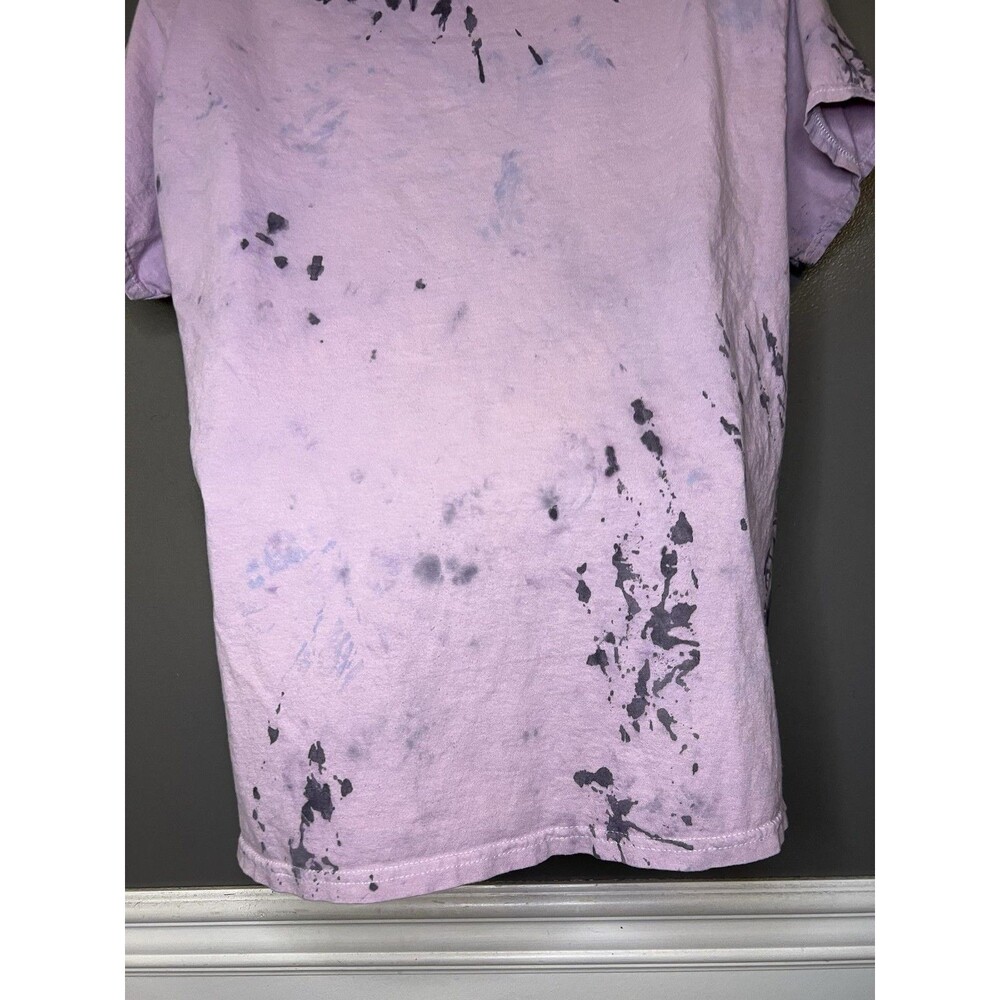 Kurt Cobain Shirt Mens Medium Pink Bleach Tie Dye Graphic Band Tee Rock Grunge - Picture 6 of 7